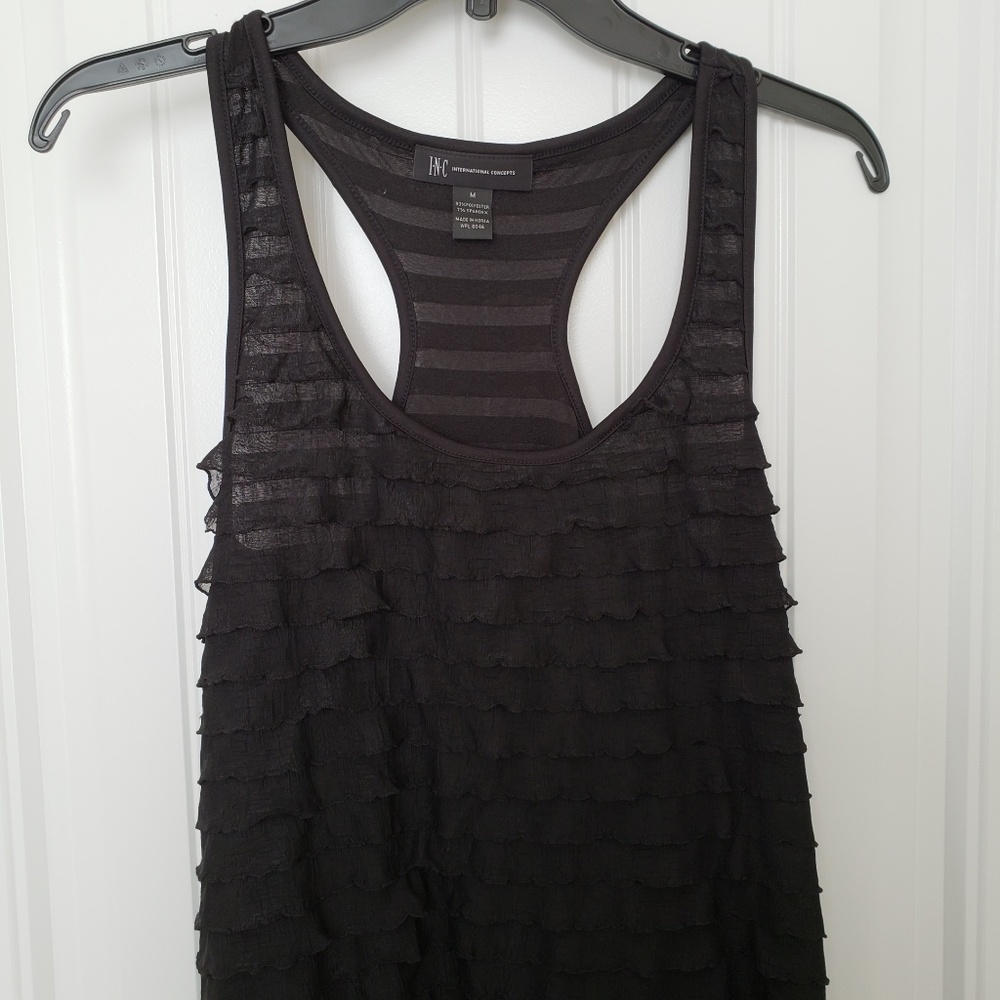 Brand New INC Ruffled Dress/Top, Size Medium